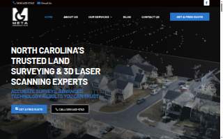 Meta Geomatics PLLC of Cary website