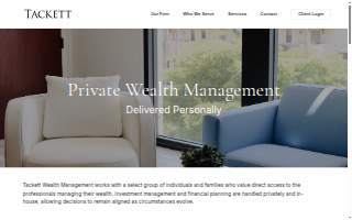 Tackett Wealth Management website