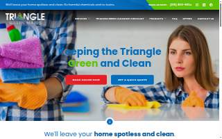 Triangle Green Maids website