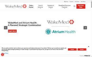 WakeMed Obstetrics & Gynecology - Morrisville Medical Park website