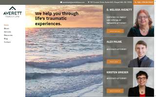 Averett Family Law website