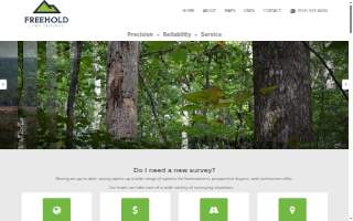 Freehold Land Surveys website