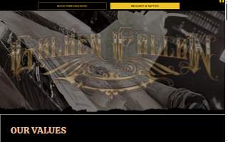 Golden Falcon Tattoo and Piercing of Chapel Hill website