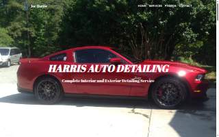 Harris Auto Detailing website