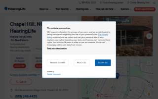 HearingLife of Chapel Hill NC website
