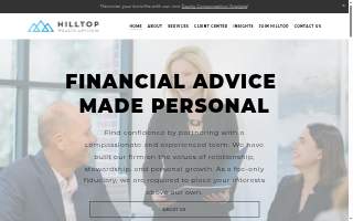 Hilltop Wealth Advisors website