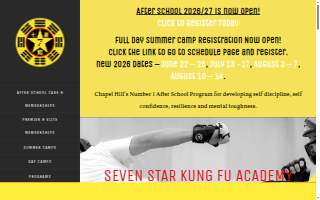 Seven Star Kung Fu Academy website