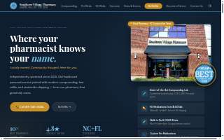 Southern Village Pharmacy website