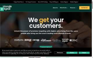 Triangle Digital Partners website