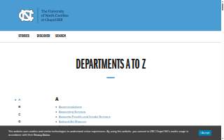 UNC Hearing & Communication Center website