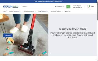 Vacuum Outlet website