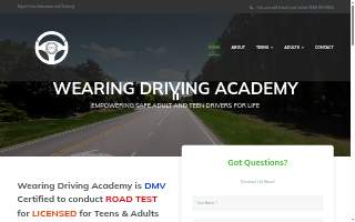 Wearing Driving Academy, LLC of Chapel Hill website