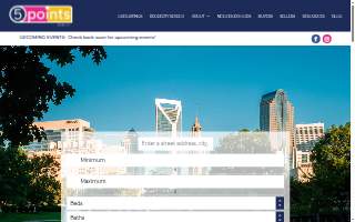 5 Points Realty website