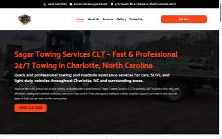 A&R Towing website