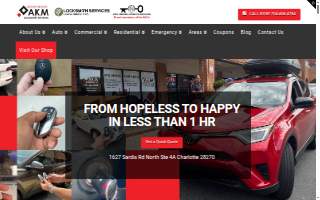 AKM Auto Key Masters website