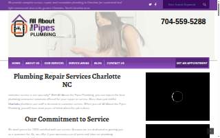 All About The Pipes Plumbing website