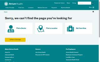 Atrium Health Allergy, Asthma & Immunology - Cameron Valley Pkwy website
