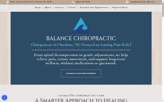 Balance Chiropractic website