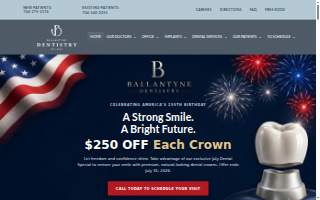Ballantyne Dentistry website