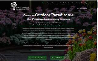 Big Visions Landscaping website