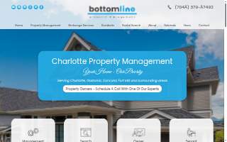 Bottom Line Property Management website