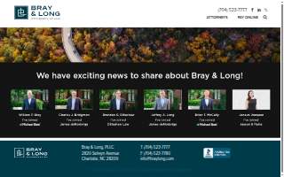Bray & Long Attorneys at Law website