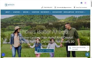 Carolina Chiropractic Plus - University website