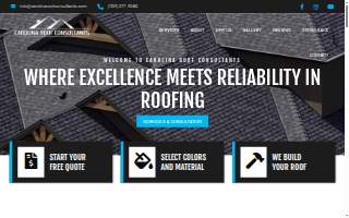 Carolina Roof Consultants website