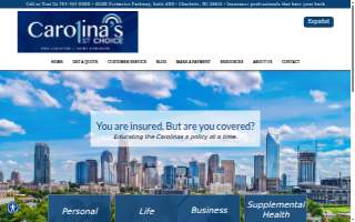 Carolina's 1st Choice Agency website