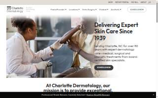 Charlotte Dermatology, 7th Street (Main Office) website