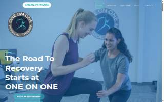 Charlotte One on One Physical Therapy website