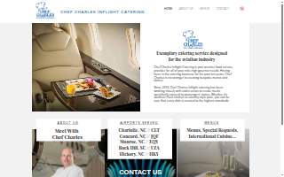 Chef Charles Inflight Catering website