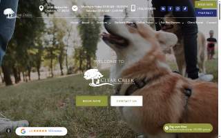 Clear Creek Animal Hospital website