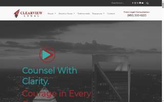 ClearView Legal website
