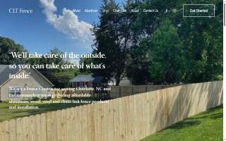 CLT Fence Company of Charlotte website