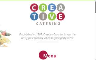Creative Catering Inc website
