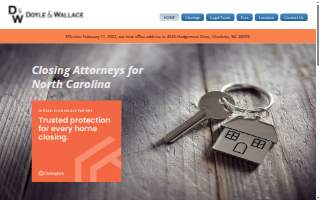 Doyle & Wallace PLLC website