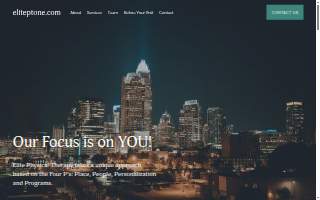 Elite Physical Therapy Eastover website