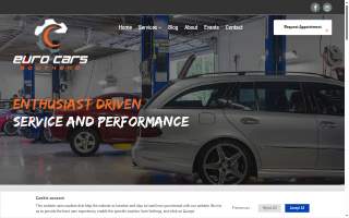 Euro Cars Southend website