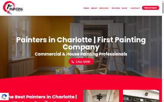 First Painting Company | Painters in Charlotte website