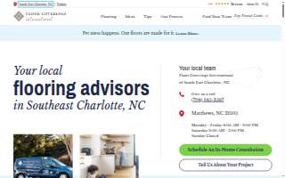Floor Coverings International Southeast Charlotte website