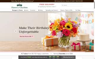 Flowers of Charlotte website