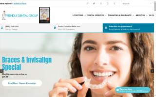 Friendly Dental website