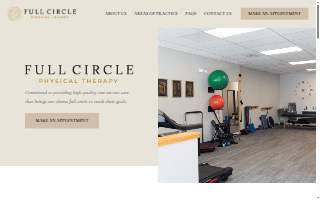Full Circle Physical Therapy, LLC website