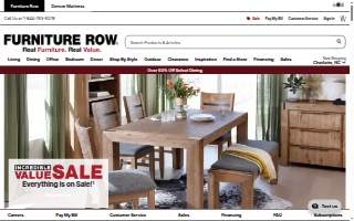 Furniture Row website