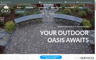 G & G Landscape Solutions website