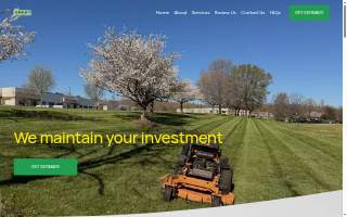 Green Landscaping website