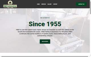 H & H Automotive website