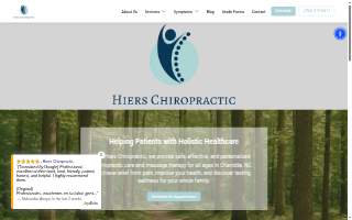 Hiers Chiropractic website