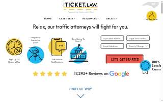 iTicket.law - Powered by Hatley Law Office of Charlotte website